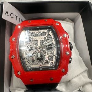 Activa Red and Black Watch